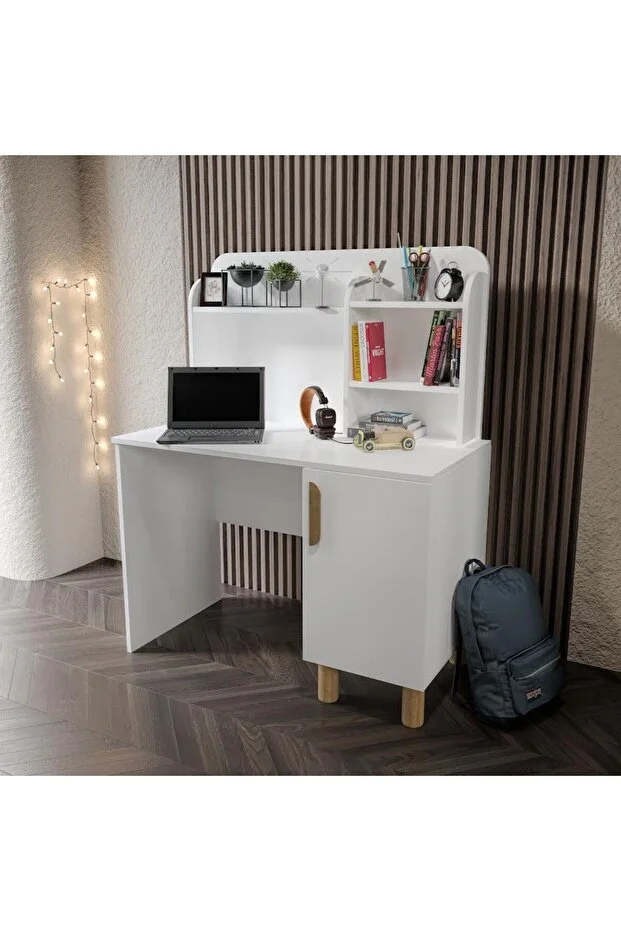 Bohem Cocuk Odası Takımı Yavrulu Masalı Tamamı Mdf Beyaz